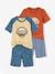 Lot de 2 pyjashorts garçon summer surf bleu jean 1 - vertbaudet enfant 