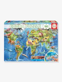 Idées cadeaux bébés et enfants-Puzzle Mappemonde Dinosaures - 150p - EDUCA