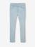 Jean fille tregging Basics bleu jean+double stone+stone 7 - vertbaudet enfant 