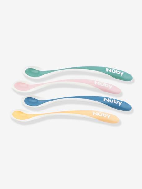 Lot de 4 cuillères bébé thermosensibles Aléatoire 1 - vertbaudet enfant 