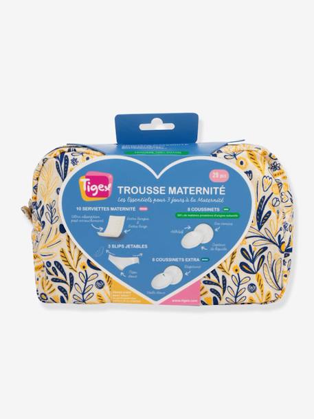 Trousse maternité 29 pièces - Les essentiels pour 3 jours Imprimé multicolore 3 - vertbaudet enfant 