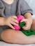 Mini doudou Ramona le Radis - rose 2 - vertbaudet enfant 