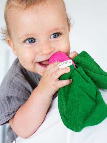 Mini doudou Ramona le Radis - rose 1 - vertbaudet enfant 