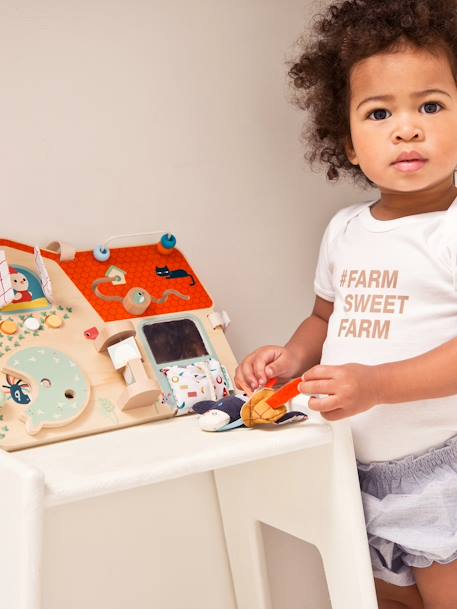 Ferme Panneau d'Activités - S multicolore 2 - vertbaudet enfant 