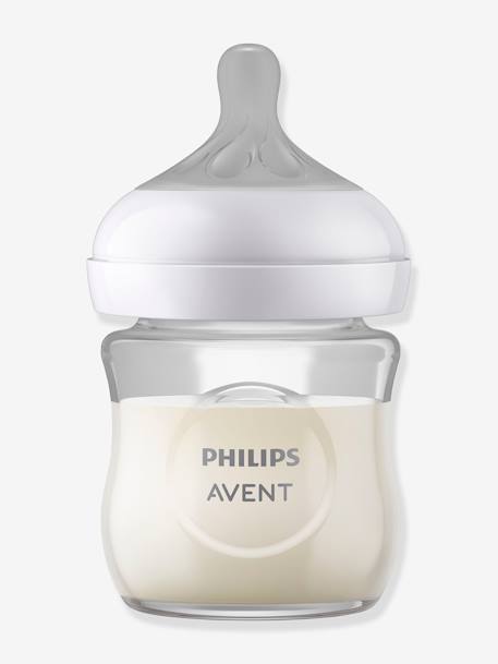 Biberon verre 120 ml Philips AVENT Natural Response transparent 1 - vertbaudet enfant 