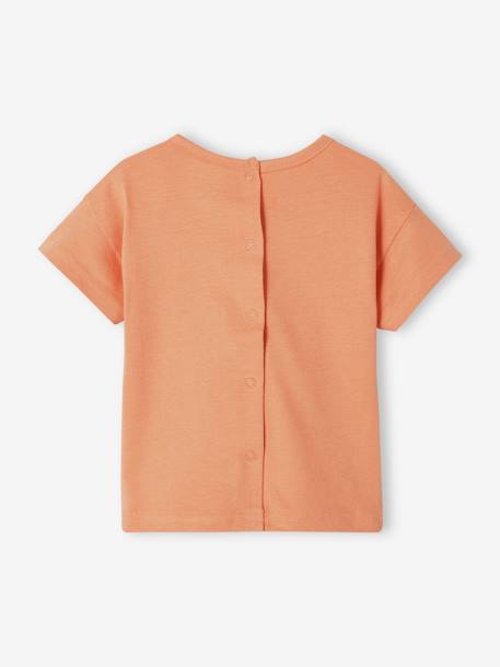 T-shirt 'croco' bébé manches courtes orange 4 - vertbaudet enfant 