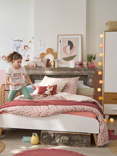 Parure housse de couette + taie d'oreiller enfant GIPSY beige / multicolore 6 - vertbaudet enfant 