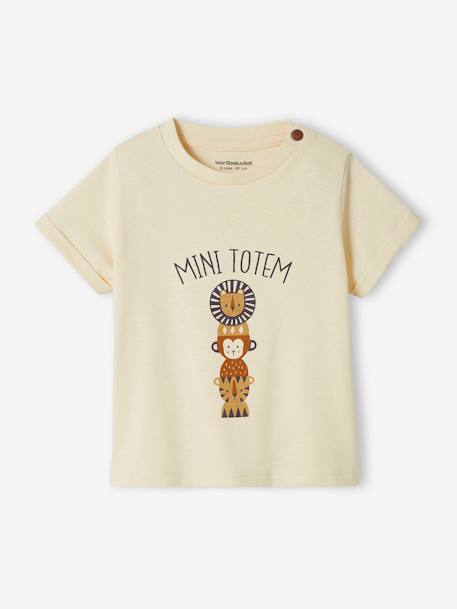 Bébé-T-shirt, sous-pull-T-shirt mini totem bébé manches courtes