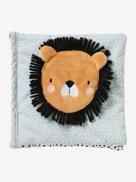 Coffret cadeau 3 pièces : doudou lange personnalisable + hochet + livre imagier Forêt Enchantée+TANZANIE 20 - vertbaudet enfant 