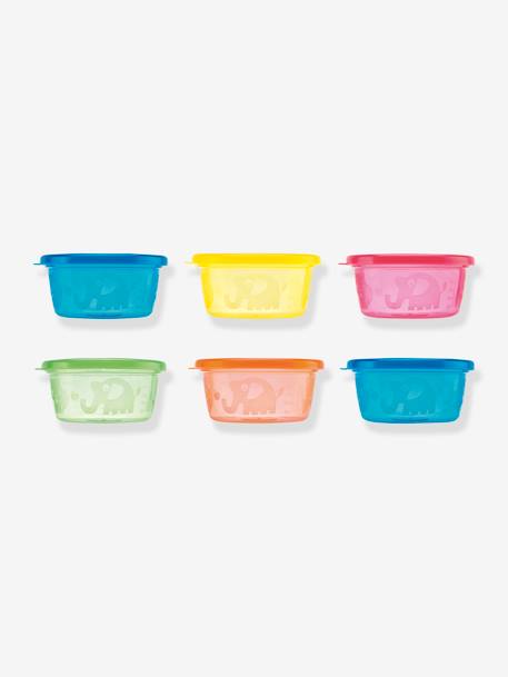 Lot de 6 pots pour encas multicolore 1 - vertbaudet enfant 