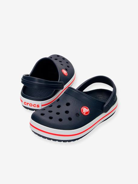 Sabots bébé Crocband Clog T (TM) BALLERINA PINK+marine 7 - vertbaudet enfant 