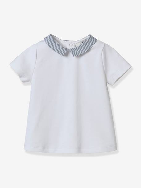 T-shirt Bébé - Coton bio CYRILLUS blanc 1 - vertbaudet enfant 