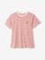 T-shirt coton brodé grossesse et allaitement personnalisable Rayé marine+Rayé rouge 13 - vertbaudet enfant 