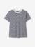 T-shirt coton brodé grossesse et allaitement personnalisable Rayé marine+Rayé rouge 5 - vertbaudet enfant 