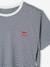T-shirt coton brodé grossesse et allaitement personnalisable Rayé marine+Rayé rouge 7 - vertbaudet enfant 