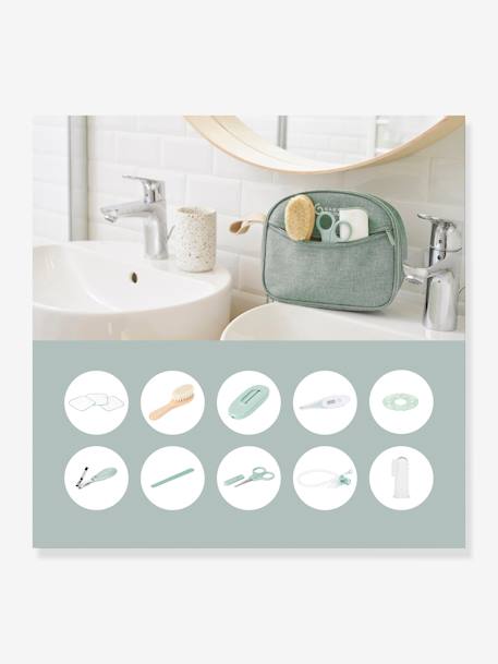 Trousse de soin 10 accessoires Vert matcha 3 - vertbaudet enfant 