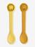 Lot de 2 cuillères 1er âge Animal en silicone Mr Lion+Mrs Elephant+Mrs Rabbit+rose nude 2 - vertbaudet enfant 