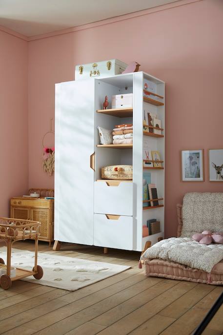 Armoire PIROUETTE BLANC 2 - vertbaudet enfant 