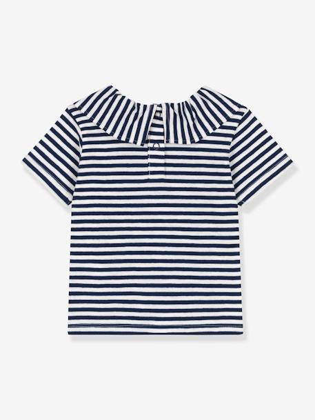 Blouse manches courtes bleu 2 - vertbaudet enfant 