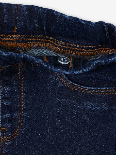Jean fille tregging Basics bleu jean+stone 12 - vertbaudet enfant 