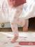 Legging imprimé en maille côtelée fille rose pâle+vert de gris 1 - vertbaudet enfant 