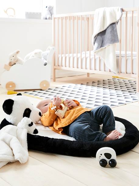 Coffret tapis de jeu + doudou Panda. Noir 2 - vertbaudet enfant 