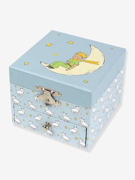 Boîte à Musique Cube Le Petit Prince et le Mouton - bleu pâle 2 - vertbaudet enfant 