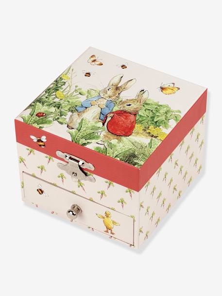 Boîte à Musique Cube Peter Rabbit - rouge imprimé 2 - vertbaudet enfant 