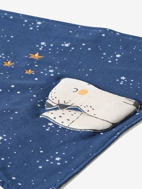 Grand bavoir Celeste+green forest+gris chiné+souris 3 - vertbaudet enfant 