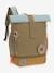 Mini sac à dos LÄSSIG Rolltop Nature Bleu clair+Noisette+Olive clair 25 - vertbaudet enfant 