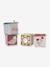 Lot de 4 cubes doux - Flowers & Butterflies - LITTLE DUTCH rose 1 - vertbaudet enfant 