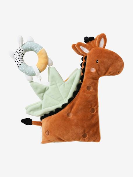 Livre d'éveil Girafe TANZANIE marron 1 - vertbaudet enfant 