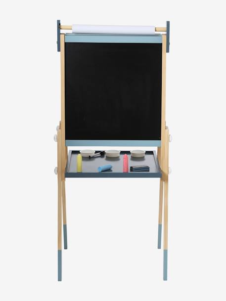 Tableau pliable et réglable en hauteur 3 en 1 en bois FSC® blanc+marine+multicolore+Rose 18 - vertbaudet enfant 