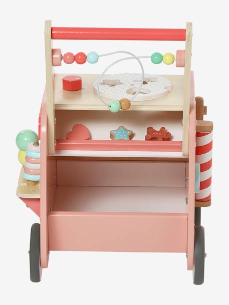 Chariot de marche marchande glaces et gâteaux en bois FSC® bois 6 - vertbaudet enfant 
