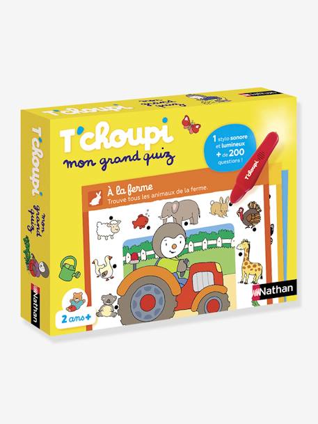 Mon grand quizz T'choupi jaune 2 - vertbaudet enfant 