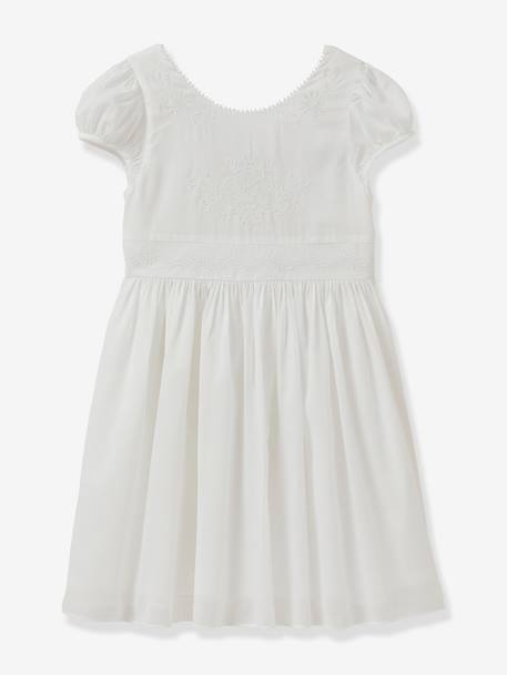 Robe Thelma fille - Collection fêtes et mariages blanc 1 - vertbaudet enfant 
