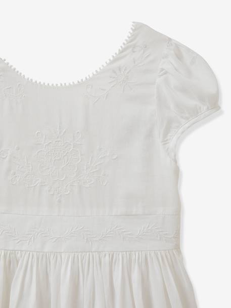 Robe Thelma fille - Collection fêtes et mariages blanc 3 - vertbaudet enfant 