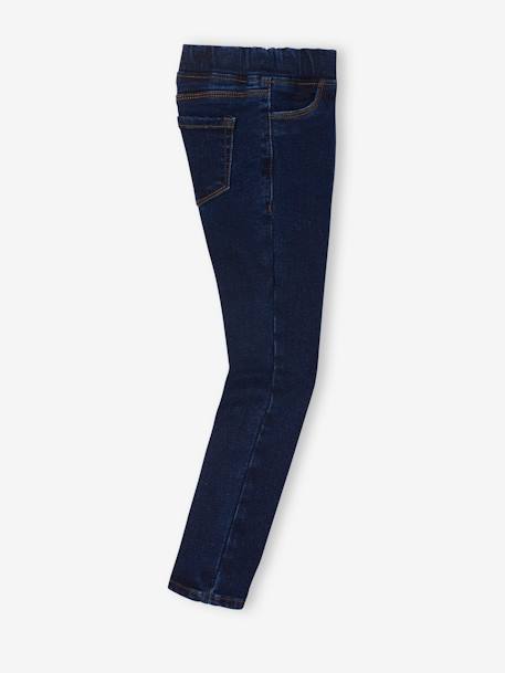 Jean fille tregging Basics bleu jean+stone 10 - vertbaudet enfant 