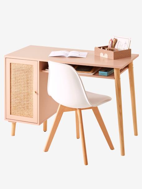 Bureau enfant cannage POESIE rose nude+vert 4 - vertbaudet enfant 