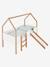 Lit enfant cabane toboggan blanc 3 - vertbaudet enfant 
