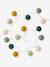 Guirlande boules lumineuse avec interrupteur framboise+rose+vert sauge 12 - vertbaudet enfant 