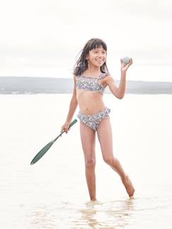 -Maillot de bain 2 pièces fleuri fille