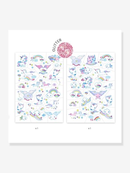 Tatouages Licornes rose 2 - vertbaudet enfant 