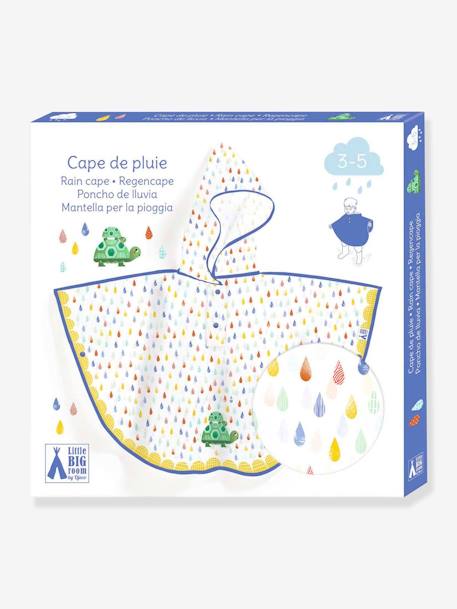 Cape de pluie 3/5 ans DJECO bleu+rose+rouge+vert 4 - vertbaudet enfant 