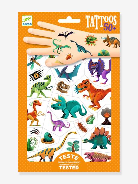 Tatouages Dino Club orange 1 - vertbaudet enfant 