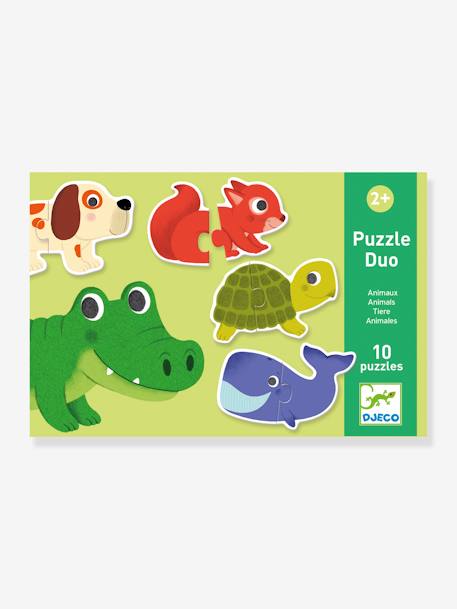 Puzzle duo animaux vert 3 - vertbaudet enfant 