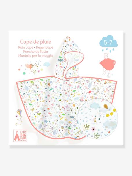 Cape de pluie 5/7 ans bleu+rose+rouge 7 - vertbaudet enfant 