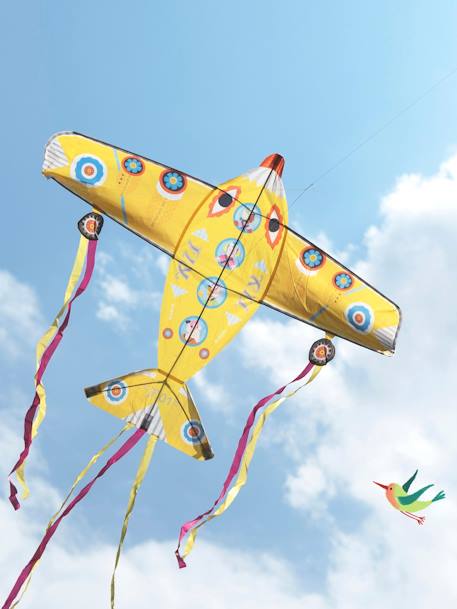Cerf-volant maxi jaune+violet 4 - vertbaudet enfant 
