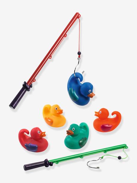 Pêche aux canards arc-en-ciel DJECO multicolore 1 - vertbaudet enfant 