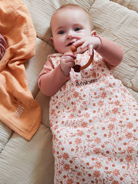 Gigoteuse personnalisable en gaze de coton HAPPY BOHÈME rose imprimé 5 - vertbaudet enfant 